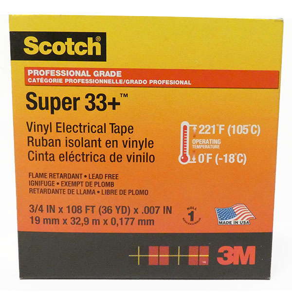 Scotch® Cinta eléctrica de vinilo Super 33+