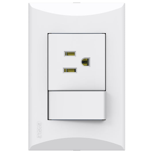1006W – Tomacorriente e Interruptor