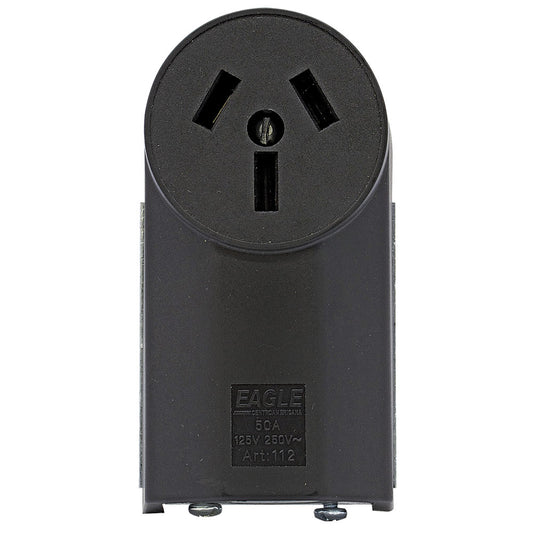 112BK - Toma Superficial, 50A, 125/250V~, 3P-3W, NEMA 10-50R