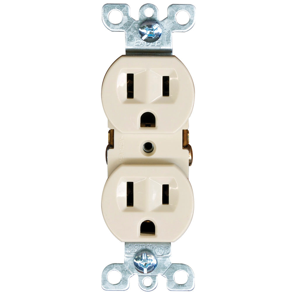 270V – Toma Doble Empotrar Marfil