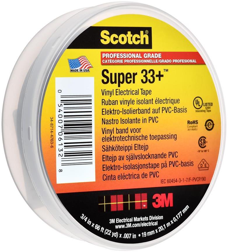 Scotch® Cinta eléctrica de vinilo Super 33+