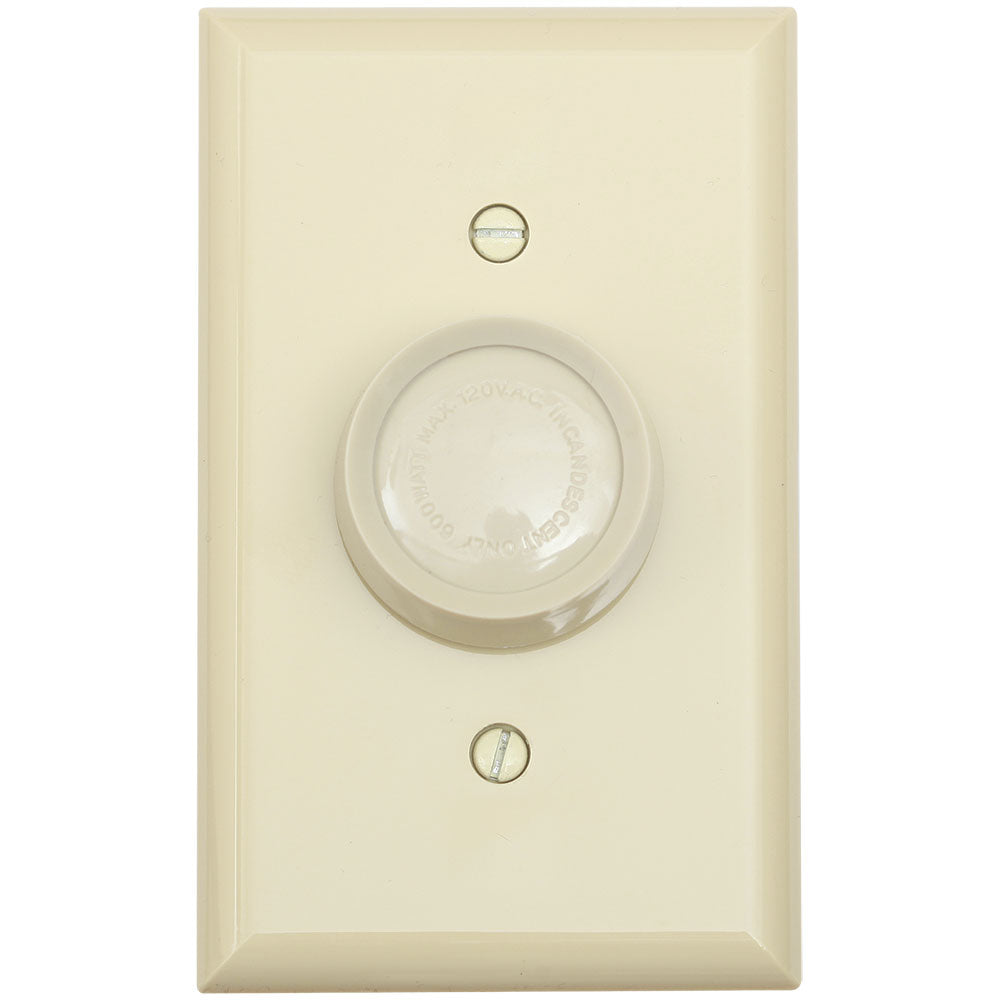 600 - Dimmer Giratorio con Placa