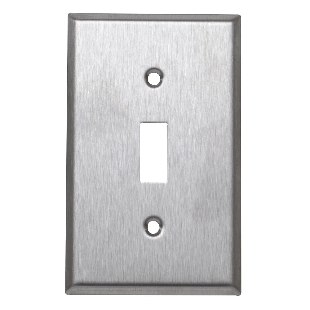 97071 - Placa Interruptor Sencillo, Metálica, Acero Inóxidable