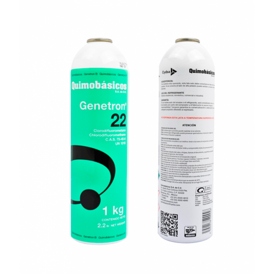 GAS REFRIGERANTE GENETRON 22 DE 1 KG