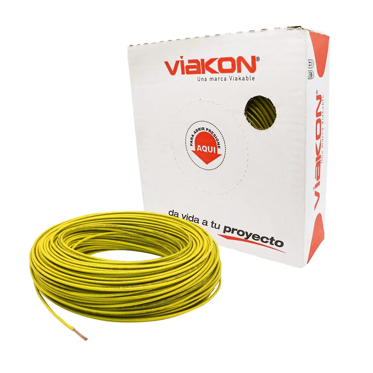 METRO ALAMBRE THHN #10 AMARILLO VIAKON