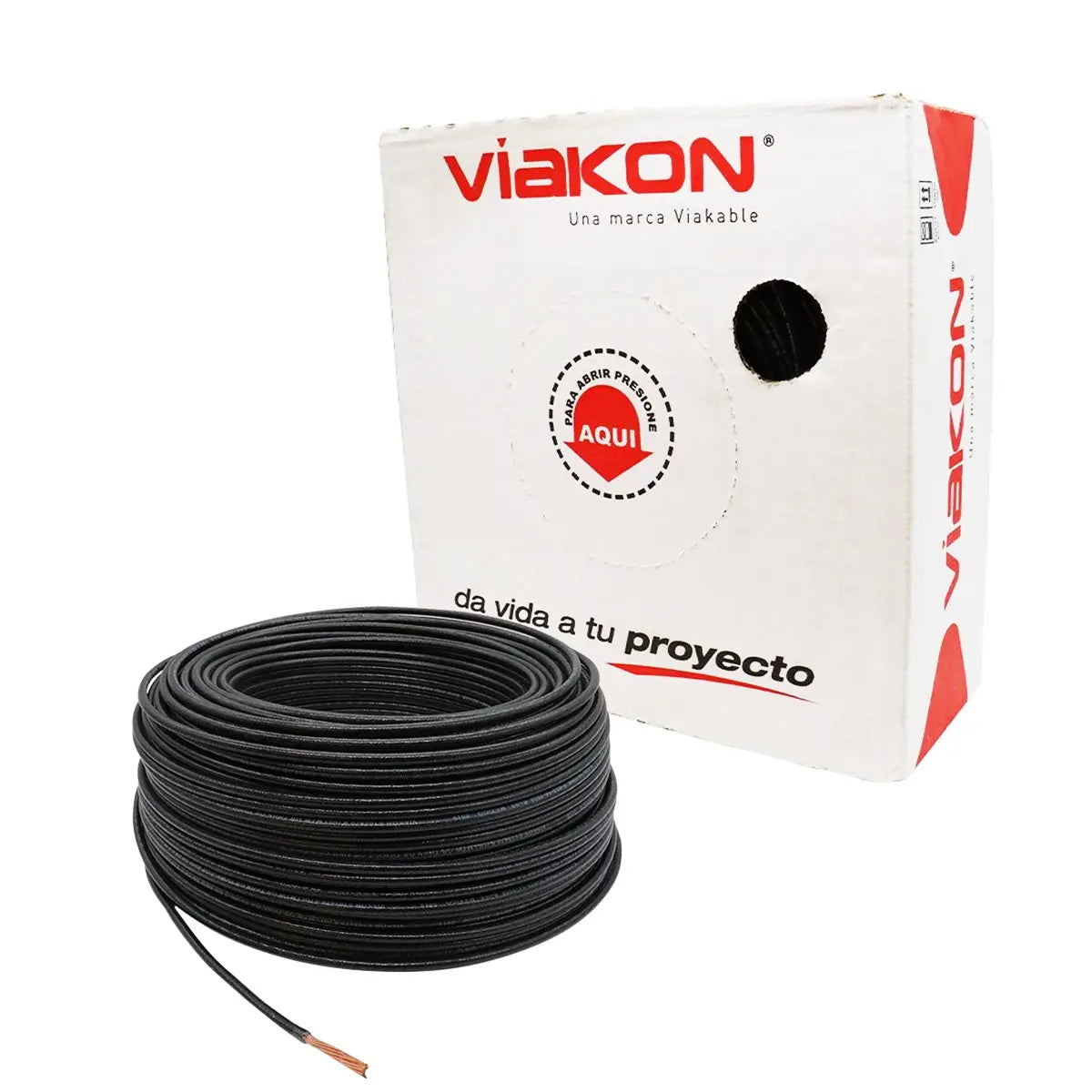 METRO ALAMBRE THHN #10 NEGRO VIAKON