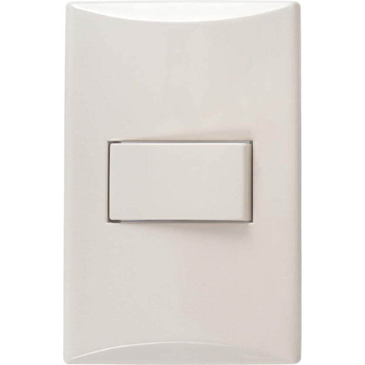 1000V – Interruptor Sencillo Plata Marfil