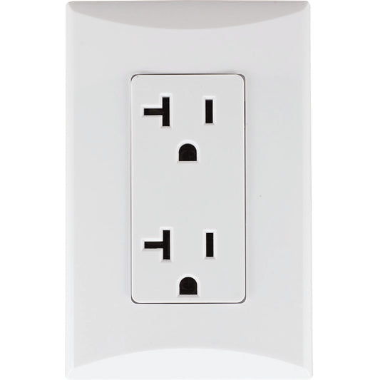 1020W – Toma Doble 20A/125V~ Plata