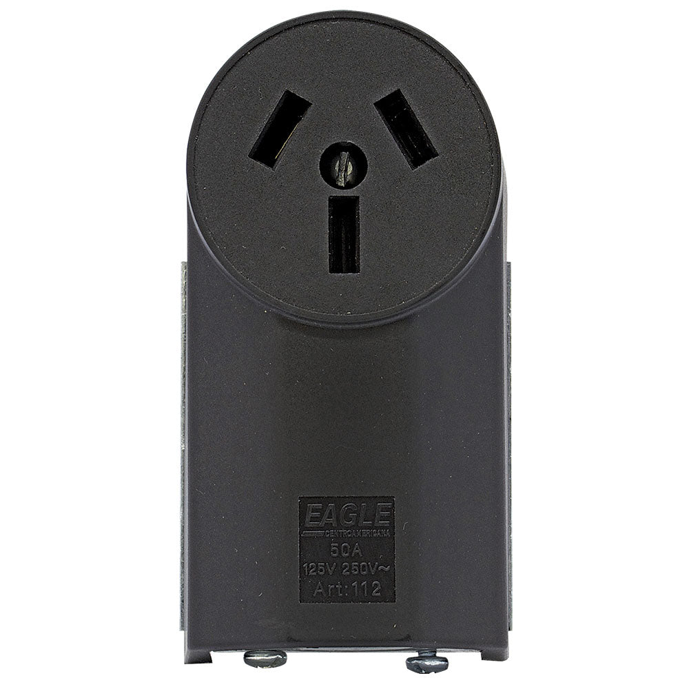 112BK - Toma Superficial, 50A, 125/250V~, 3P-3W, NEMA 10-50R