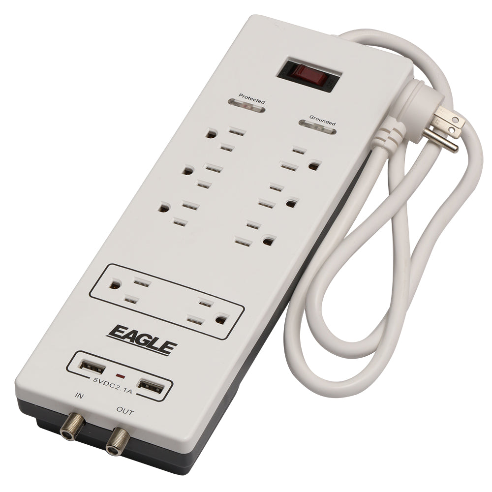 1138 – Regleta Protectora con Puertos USB