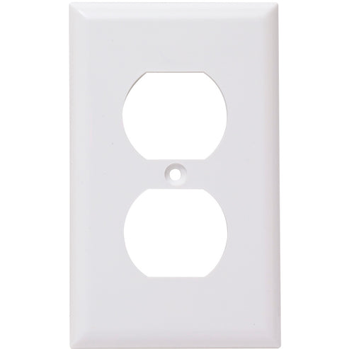 2132W - Placa Toma Doble, Plástica Blanca – Ferreteria Urraca