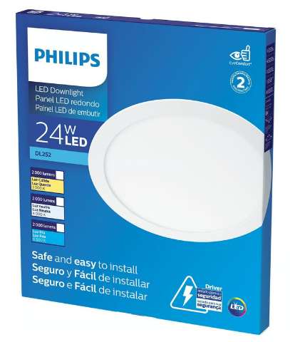 PANEL LED 24W REDONDO EMPOTRAR PHILIP