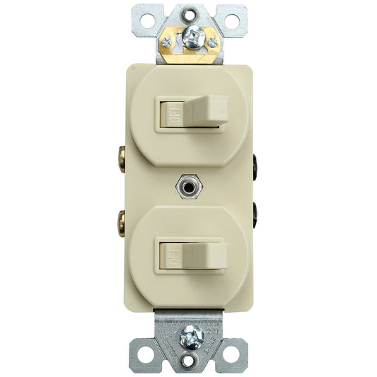 271V - Interruptor Doble de Palanca Marfil