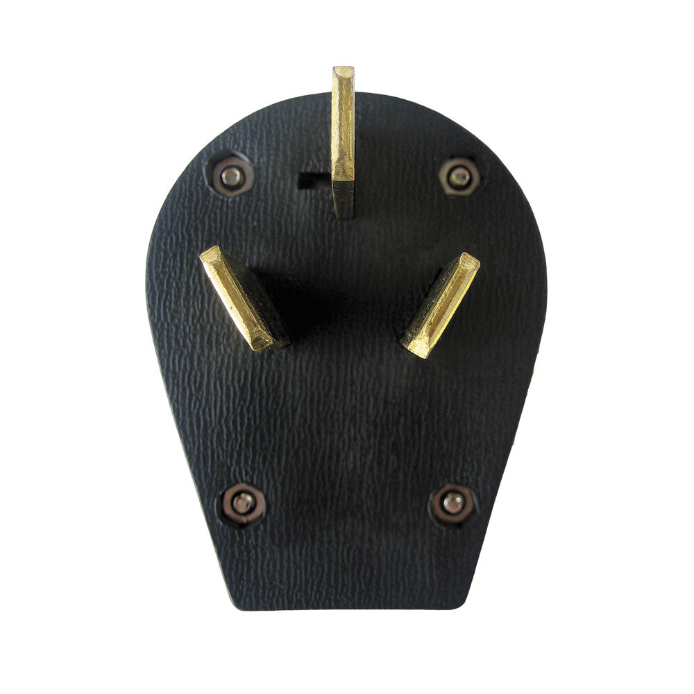 80BK - Enchufe, 50A, 125/250V~, 3P-3W, NEMA 10-50P