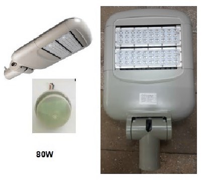 LAMPARA COBRA LED 80W/ FOTOCELDA ACECORE