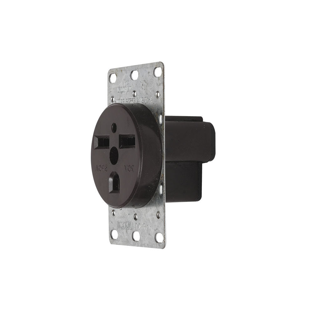 1234 - Toma de Empotrar, 30A, 250V~, 2P-3W, NEMA 6-30R