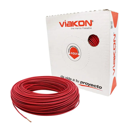 METRO CABLE THHN #6 ROJO VIAKON