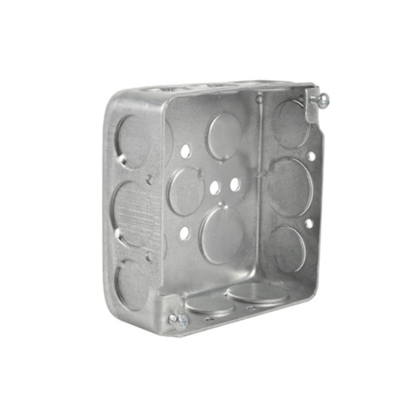 CAJA CUADRADA METAL 5X5'' 3/4X1'' PESADA JX