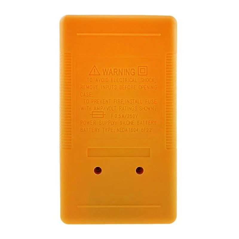 Multímetro Digital DT-830B Amarillo