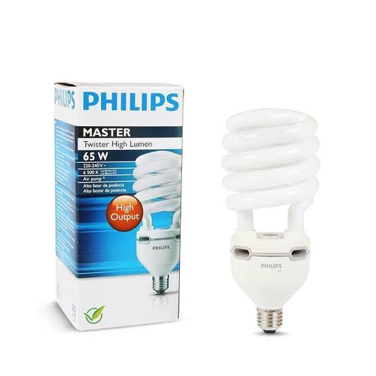 FOCO AHORRADOR ESPIRAL TWISTER 65W E27 LUZ BLANCA 120V PHILIPS